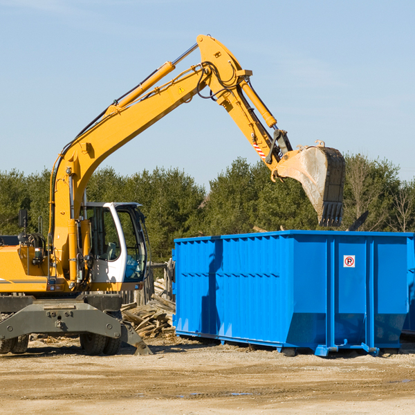 how many times can i have a residential dumpster rental emptied in Prospect VA